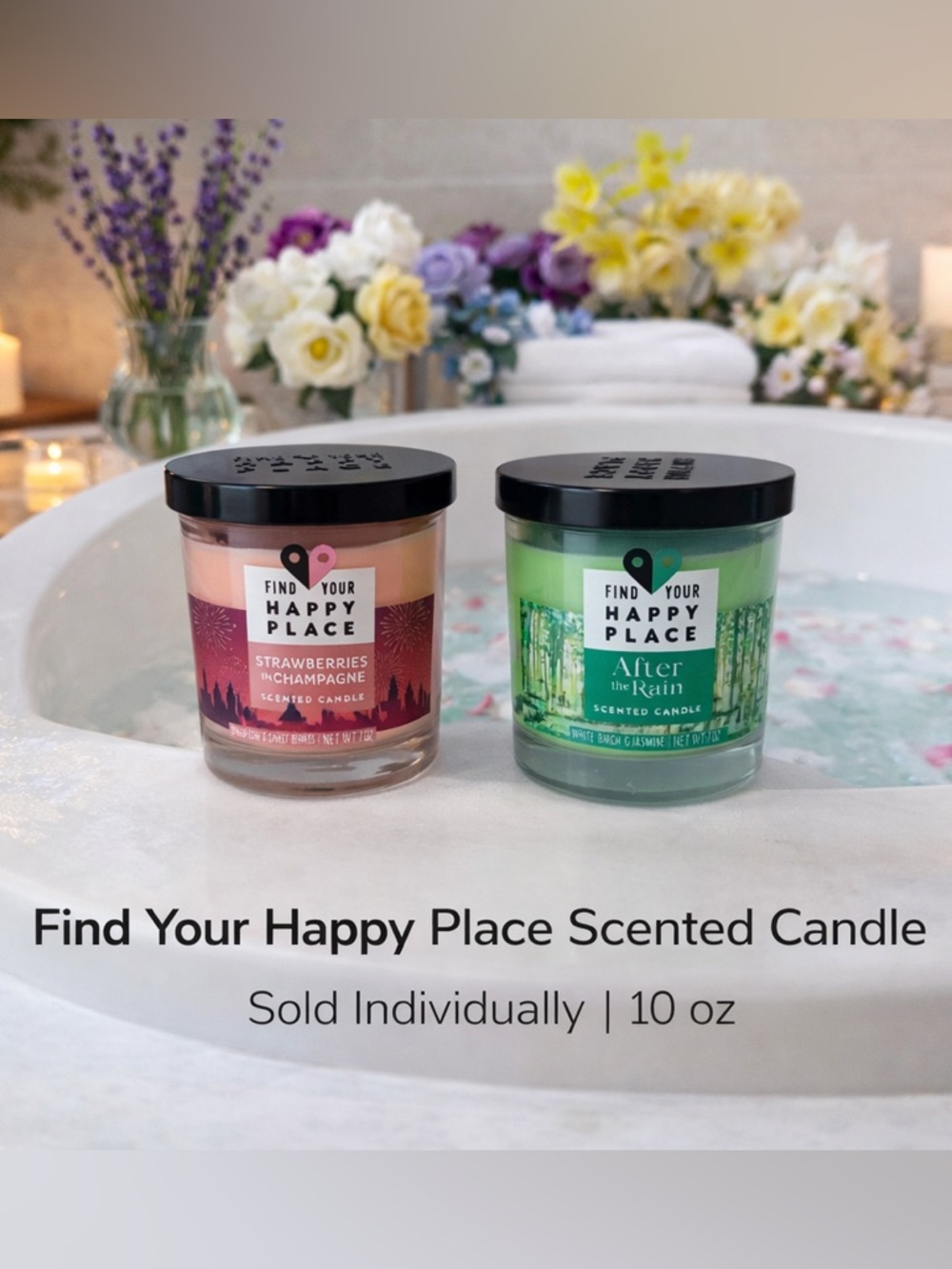 Find Your Happy Place Scented Candle – 7 oz | Choose Your Scent